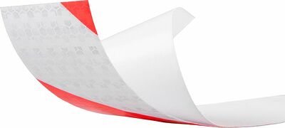 REXANT 09-4331 Лента светоотражающая самоклеящаяся, 50 мм х 10 м, красно-белая REXANT