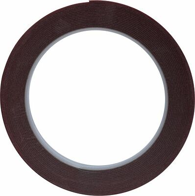 REXANT 09-6012 Двухсторонний скотч, акриловая HBA-основа, серый, 12мм, ролик 5м REXANT