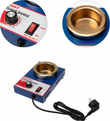 REXANT 09-9050 Паяльная ванна, модель R80, 250Вт, ø80мм, 200-480 °C REXANT