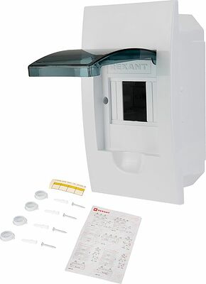 REXANT 11-0204 Бокс пластиковый ЩРВ-П-4 IP41 белый REXANT