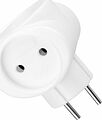 REXANT 11-1064 Тройник электрический 6А б/з белый 220 В REXANT REXANT 11-1064 Тройник электрический 6А б/з белый 220 В REXANT