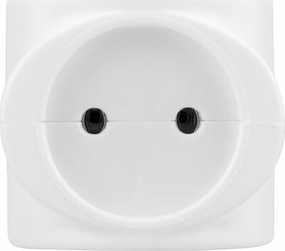 REXANT 11-1064 Тройник электрический 6А б/з белый 220 В REXANT