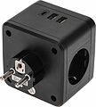 REXANT 11-1252 Двойник электрический Куб 16А с/з + 2хUSB-A 2,4А + USB Type-C 3А с ночной подсветкой, черный REXANT REXANT 11-1252 Двойник электрический Куб 16А с/з + 2хUSB-A 2,4А + USB Type-C 3А с ночной подсветкой, черный REXANT
