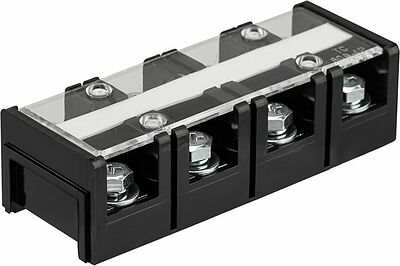 REXANT 11-2161 Блок зажимов клеммный БЗН ТС-604 16мм2 60A 4 пары REXANT