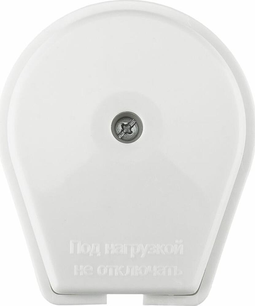 REXANT 11-8519 Вилка ВШ для электрической плиты 40А, 250В 2Р+РЕ (ОУ) белая REXANT