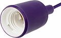 REXANT 11-8887 Патрон E27 силиконовый со шнуром 1м фиолетовый REXANT