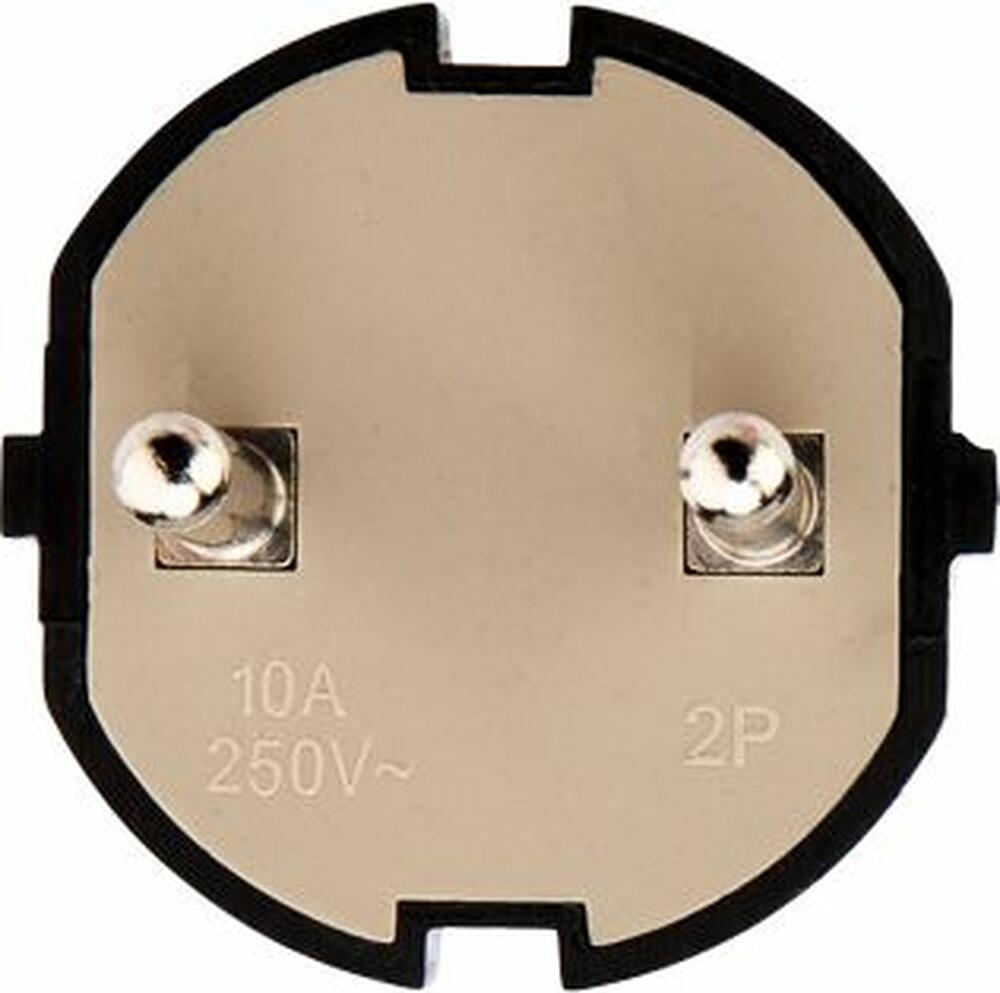REXANT 11-8934 Вилка прямая без з/к 6А черная REXANT