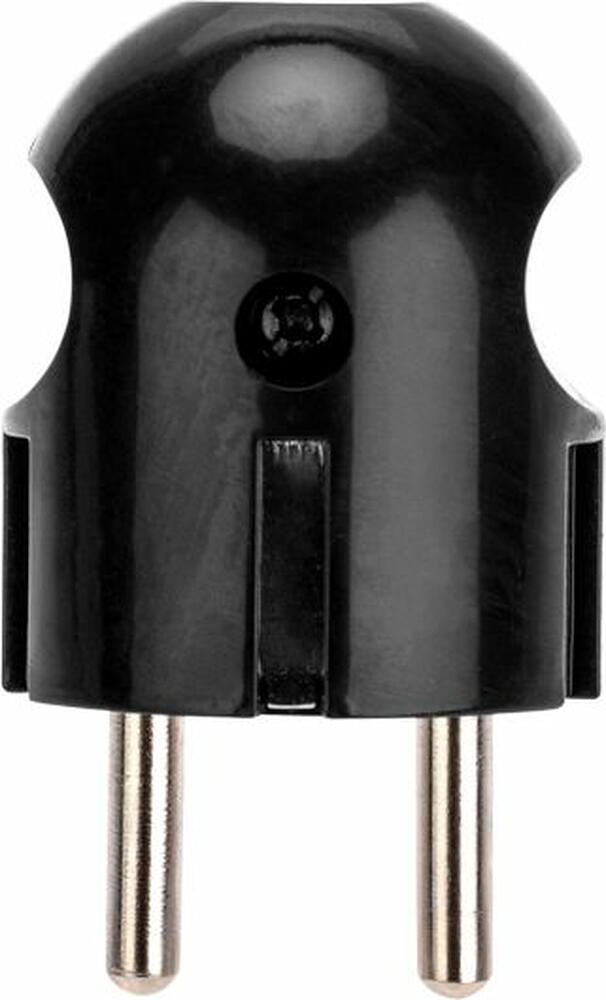 REXANT 11-8950 Вилка Евро прямая с з/к 16А черная REXANT