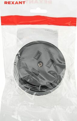 REXANT 11-8983 Розетка РШ для электрической плиты 32А, 250В, 2Р+РЕ (ОУ) черная REXANT
