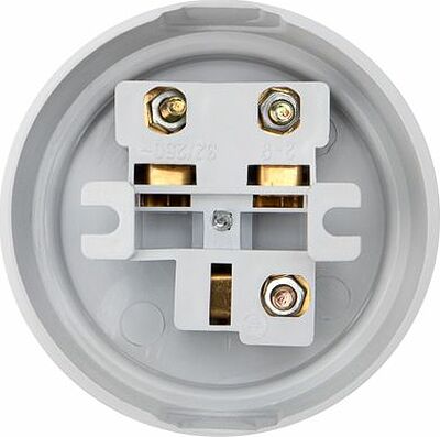 REXANT 11-8984 Розетка РШ для электрической плиты 32А, 250В, 2Р+РЕ (ОУ) белая REXANT