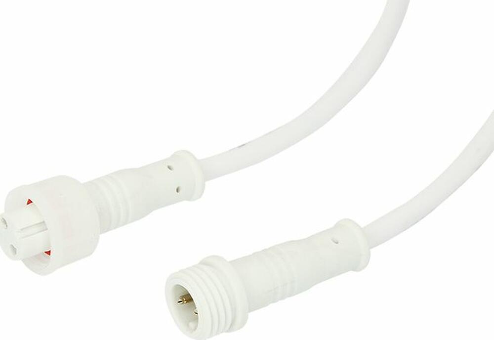 REXANT 11-9320 Соединительный кабель (2pin) герметичный (IP67) 2х0.35 мм² белый REXANT