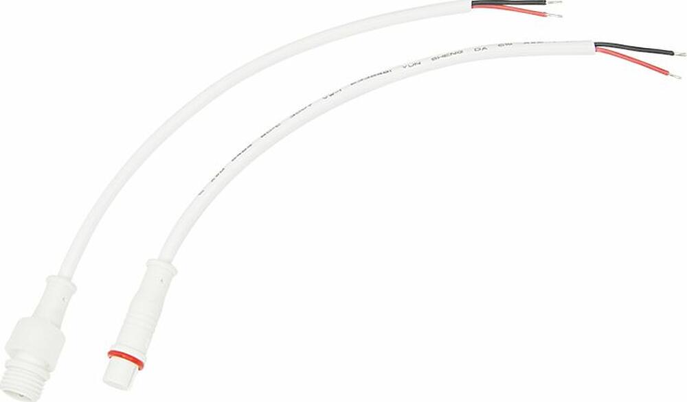 REXANT 11-9320 Соединительный кабель (2pin) герметичный (IP67) 2х0.35 мм² белый REXANT
