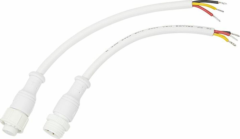 REXANT 11-9530 Соединительный кабель (3pin) герметичный (IP67) 3х0.5мм² белый REXANT