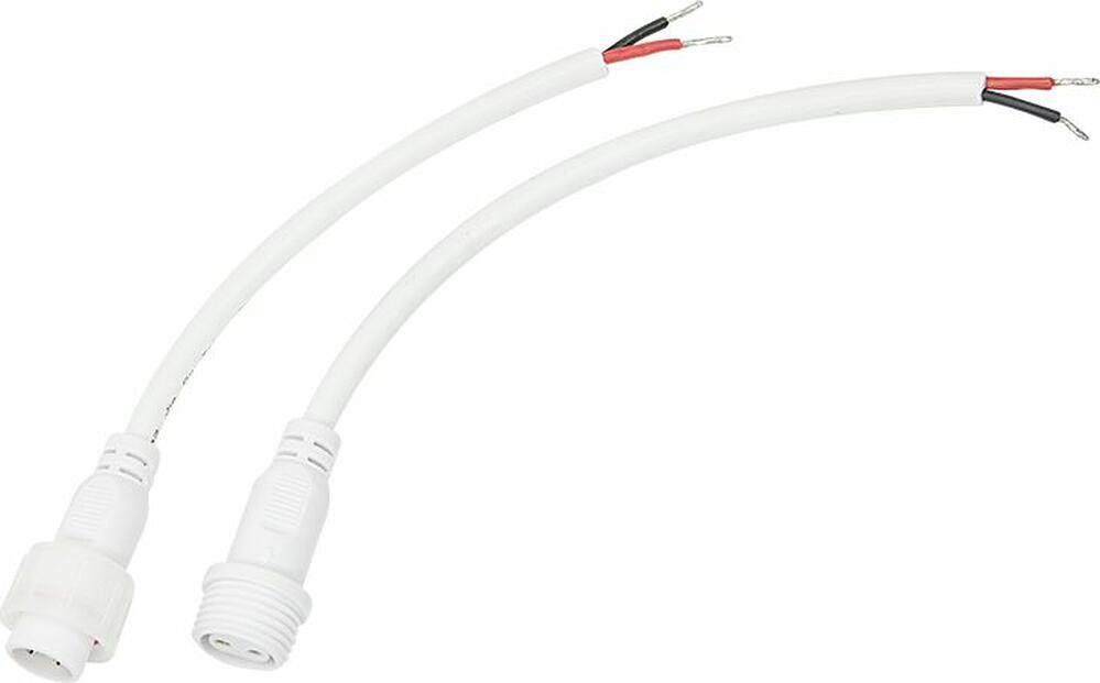 REXANT 11-9820 Соединительный кабель (2pin) герметичный (IP67) 2х1,0мм² белый REXANT
