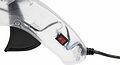 REXANT 12-0107 Пистолет клеевой, 60Вт, Ø11мм, ПРОЗРАЧНЫЙ корпус, с кнопкой, блистер REXANT
