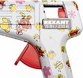 REXANT 12-0112 Пистолет клеевой, 15Вт, Ø7мм + набор цветных стержней 12 шт, блистер REXANT