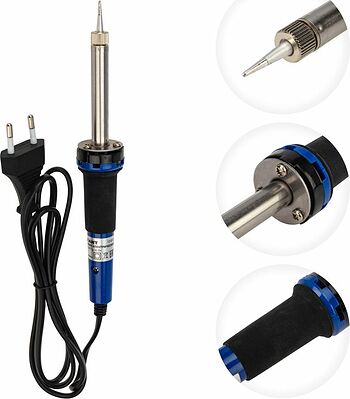 REXANT Паяльник с керам. нагревателем, долговечное жало 230V/ 40 Вт REXANT 12-0123 (12-0123)