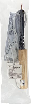 REXANT Паяльник ПД 220В 25Вт деревянная ручка ЭПСН REXANT 12-0225 (12-0225)