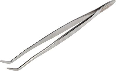 REXANT Пинцет изогнутый, узкий, фиксатор, рифленый 160 мм REXANT 12-0358 (12-0358)