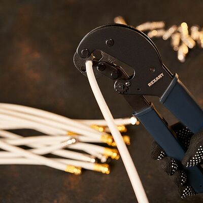 REXANT 12-3204 Кримпер HT-106-E для обжима F и BNC разъемов типа RG-58, RG-6, RG-11, RG-213 REXANT