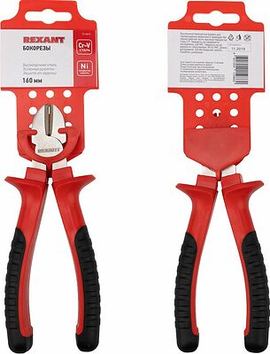 REXANT 12-4614 Бокорезы 160мм никелированные, двухкомпонентные рукоятки REXANT 