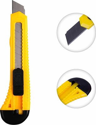 REXANT 12-4903 Нож с сегментированным лезвием 18мм корпус пластик REXANT 