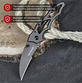 REXANT 12-4906-2 Нож складной Коготь полуавтоматический Titanium REXANT