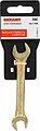 REXANT 12-5824-2 Ключ рожковый 10х11мм, желтый цинк REXANT REXANT 12-5824-2 Ключ рожковый 10х11мм, желтый цинк REXANT