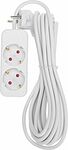 REXANT 13-4005 Удлинитель STANDARD 2 гнезда, 5м, 3х1,0мм², с/з, белый REXANT