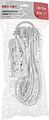 REXANT 13-4005 Удлинитель STANDARD 2 гнезда, 5м, 3х1,0мм², с/з, белый REXANT
