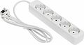 REXANT 13-4028 Удлинитель STANDARD 5 гнезд, 1,5м, 3х1,0мм², с/з, белый REXANT REXANT 13-4028 Удлинитель STANDARD 5 гнезд, 1,5м, 3х1,0мм², с/з, белый REXANT