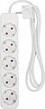 REXANT 13-4028 Удлинитель STANDARD 5 гнезд, 1,5м, 3х1,0мм², с/з, белый REXANT REXANT 13-4028 Удлинитель STANDARD 5 гнезд, 1,5м, 3х1,0мм², с/з, белый REXANT