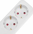 REXANT 13-4032 Удлинитель STANDARD 5 гнезд, 3м, 3х1,0мм², с/з, с выключателем, белый REXANT