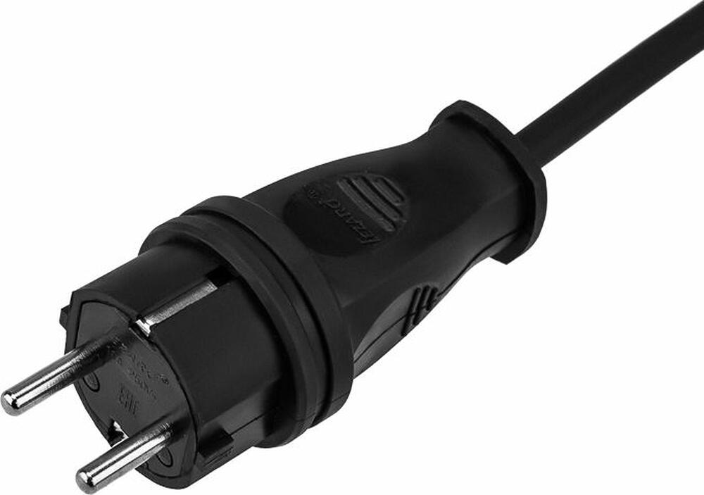 REXANT 13-5014 Удлинитель силовой КГ на катушке 4 гнезда, с/з, 30м, 3х2,5мм², IP44 с термозащитой, c защитными крышками, металлическая катушка REXANT