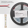 REXANT 141-639 Лента светодиодная 24В, SMD2835, 9,6Вт/м, 120 LED/м, 6500K, 10мм, 5м,IP20 REXANT