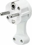 REXANT 16-0734 Вилка Евро угловая с з/к 16 А плоская за шкаф белая REXANT