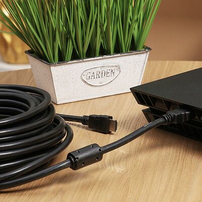 REXANT 17-6209 Кабель HDMI - HDMI 1.4, 15м, Gold REXANT