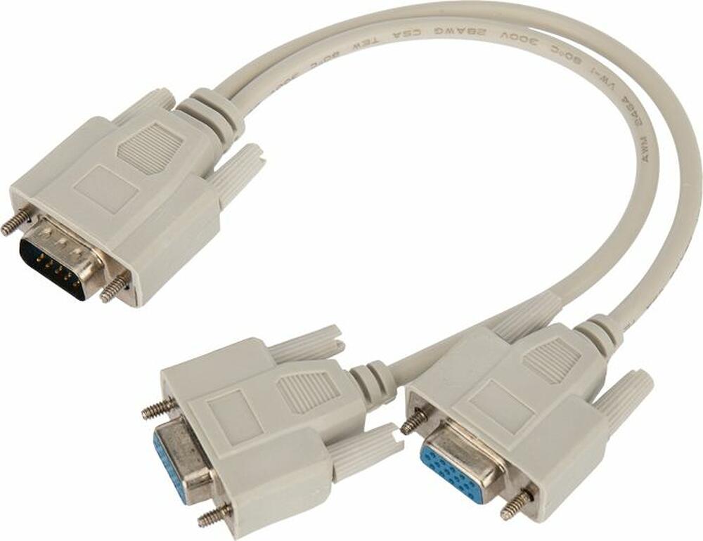REXANT 17-6834 Переходник штекер VGA - 2 гнезда VGA, провод REXANT
