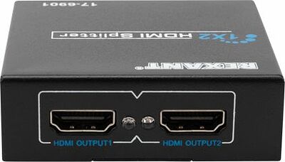 REXANT 17-6901 Делитель гнездо HDMI на 2 гнезда HDMI, металл REXANT