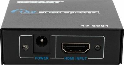 REXANT 17-6901 Делитель гнездо HDMI на 2 гнезда HDMI, металл REXANT