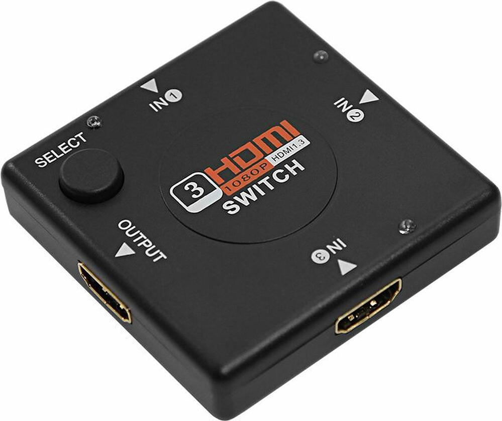 REXANT 17-6912 Переключатель гнездо HDMI на 3 гнезда HDMI, без питания, пластик REXANT