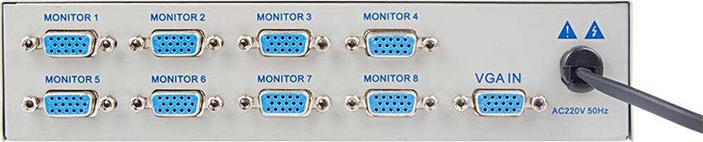 REXANT 17-6928 Делитель гнездо VGA на 8 гнезд VGA, металл REXANT