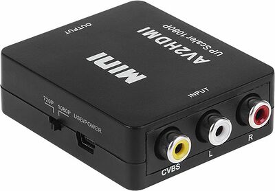 REXANT 17-6939 Конвертер 3 RCA на HDMI, пластик REXANT