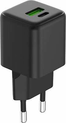 REXANT 18-2202 Сетевое зарядное устройство с двумя портами USB-A и Type-C, 20Вт GaN REXANT