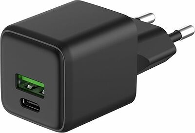 REXANT 18-2202 Сетевое зарядное устройство с двумя портами USB-A и Type-C, 20Вт GaN REXANT