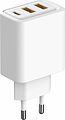 REXANT 18-2213 Сетевое зарядное устройство с двумя портами USB-A и одним портом USB-C, 10Вт REXANT REXANT 18-2213 Сетевое зарядное устройство с двумя портами USB-A и одним портом USB-C, 10Вт REXANT