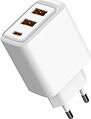 REXANT 18-2213 Сетевое зарядное устройство с двумя портами USB-A и одним портом USB-C, 10Вт REXANT REXANT 18-2213 Сетевое зарядное устройство с двумя портами USB-A и одним портом USB-C, 10Вт REXANT