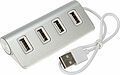 REXANT 18-4106 Разветвитель REXANT 4 USB-port серебристый