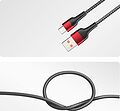 REXANT 18-7066 Кабель USB-A – Type-C, 5А, 50Вт, 1м, в черной нейлоновой оплетке REXANT