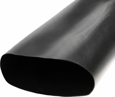 REXANT 26-0180 Трубка термоусаживаемая СТТК (3-4:1) среднестенная клеевая 180,0/58,0мм, черная, упаковка 1 шт. по 1м REXANT